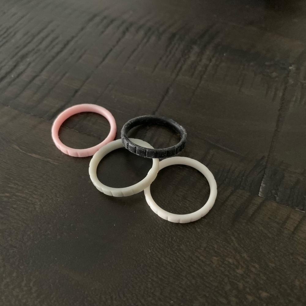Silicone Rings Size 8
